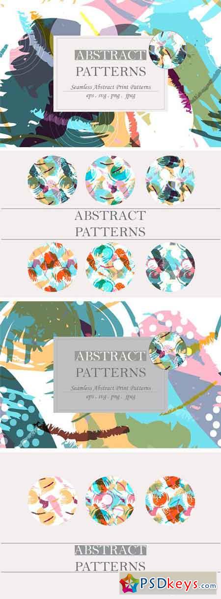Abstract Brush Strokes Patterns 1879891