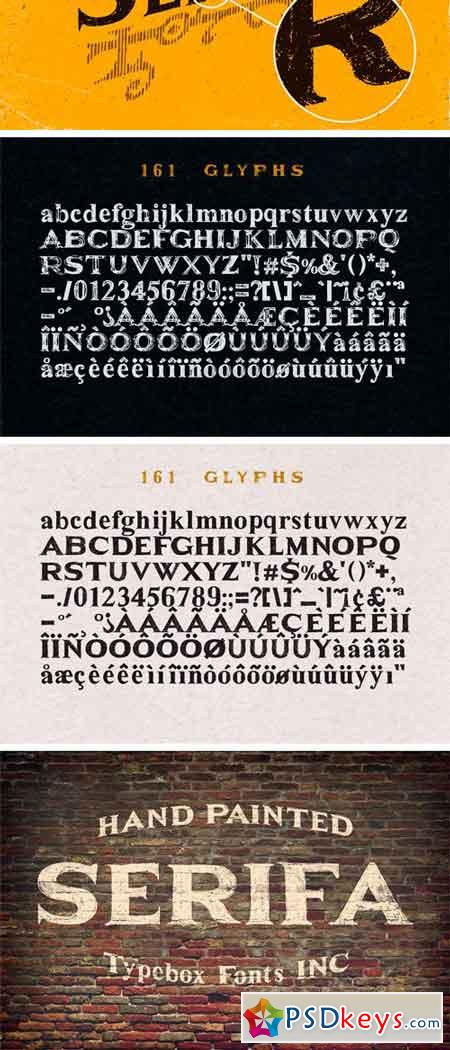 Serifa Typeface 1923233
