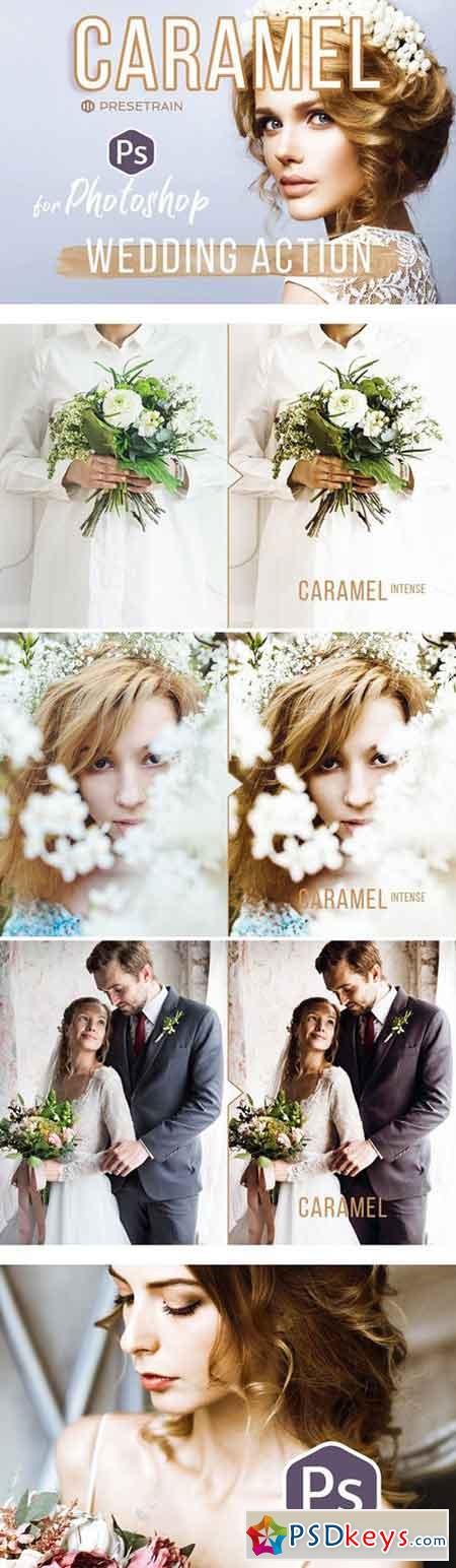 Caramel Wedding Photoshop Action 1890295