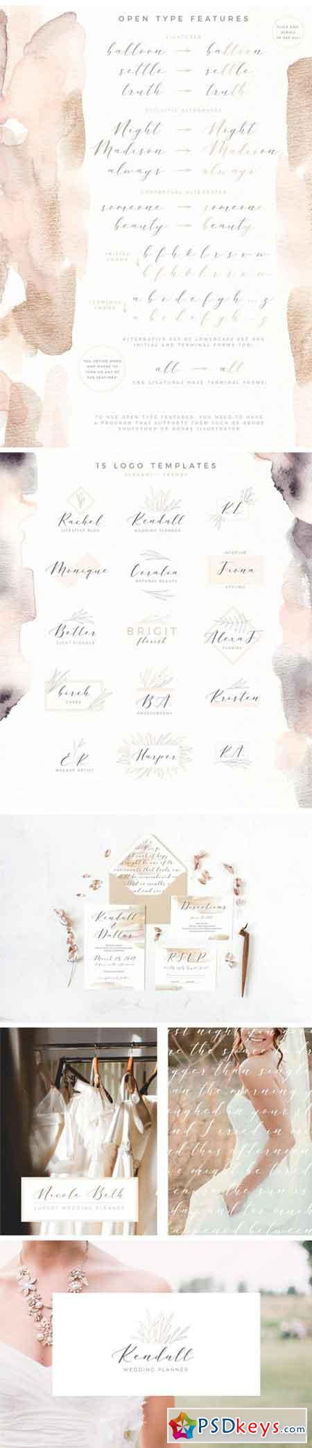 Rather Pale Script, Logos & Clipart 1921642