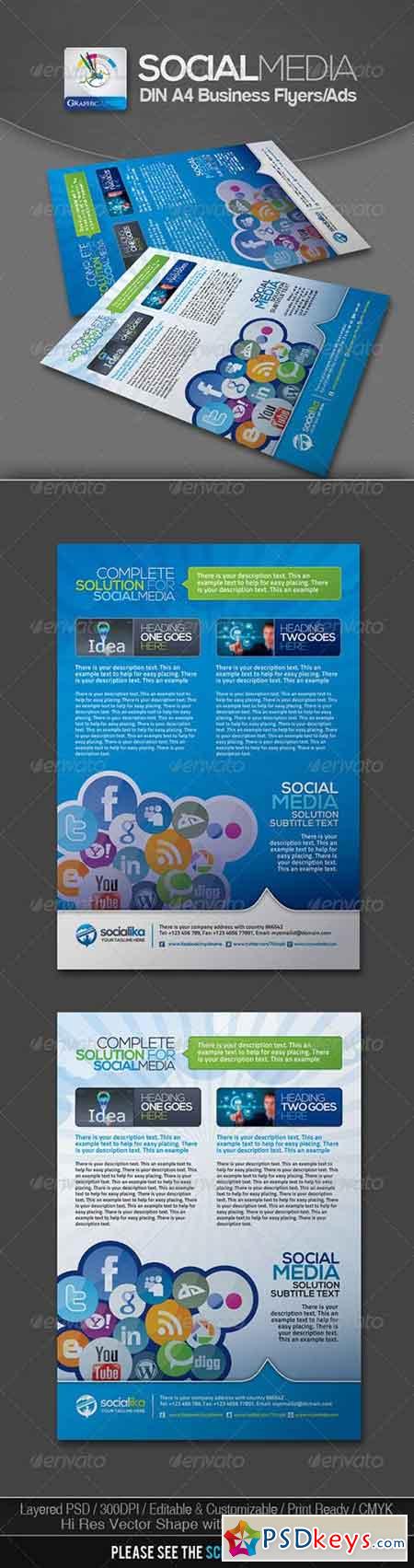 Social Media Business Flyers v.2 3023822