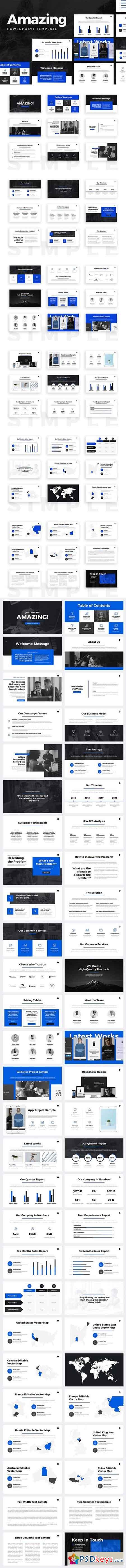 Amazing PowerPoint Template 1890650