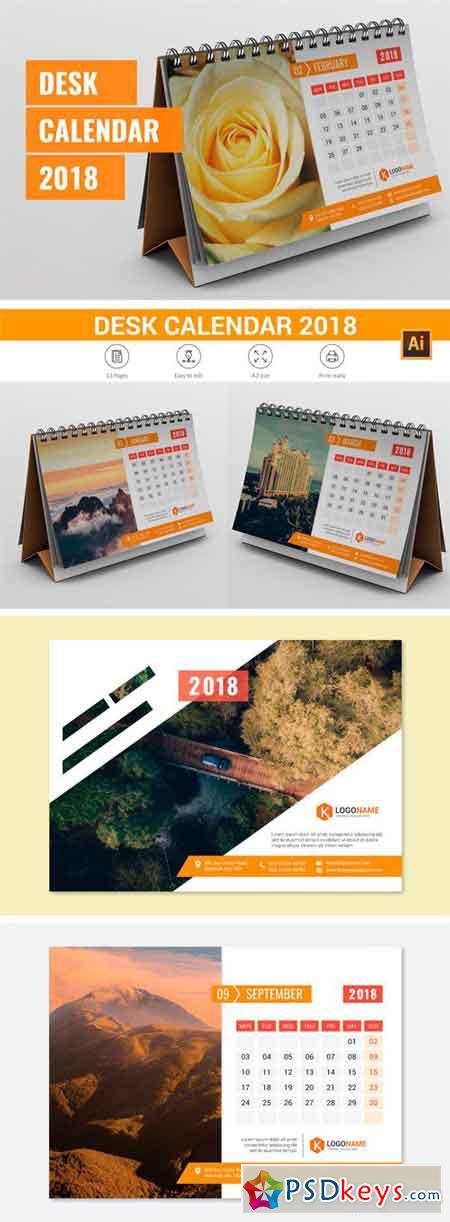 Desk Calendar 2018 1906298