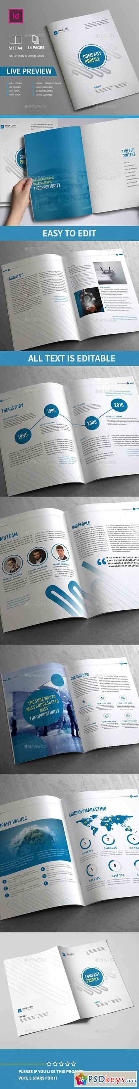 Company Profile Brochure 14 Pages A4 13499951