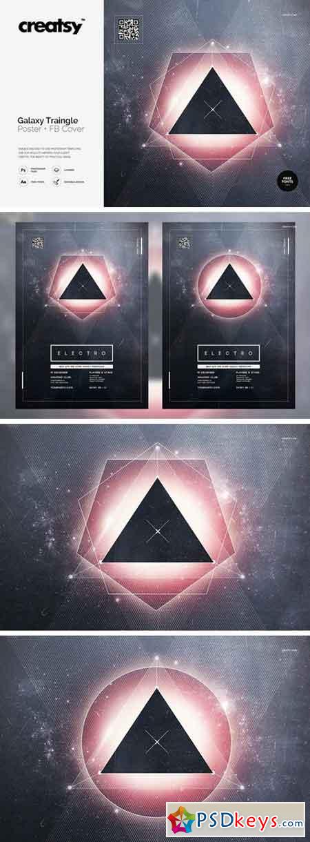 Galaxy Triangle Poster 1925426