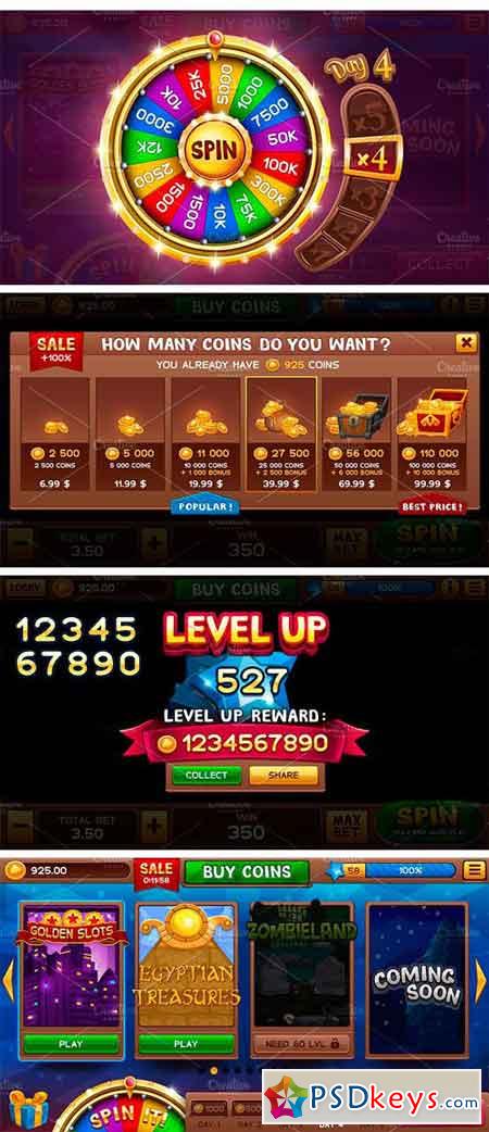 Lobby and GUI for Slots Games 1883670