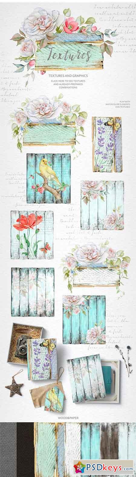 Watercolor Floral Collection 1851675