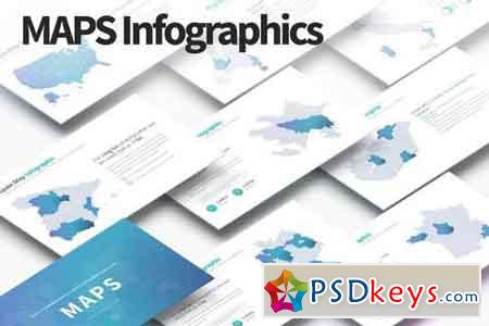 Maps PowerPoint Infographic Slides