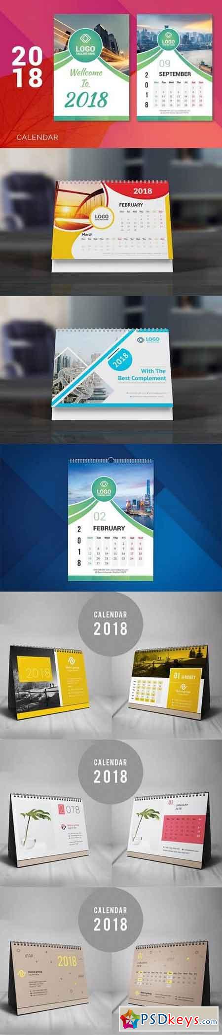 2018 Desk Calendar