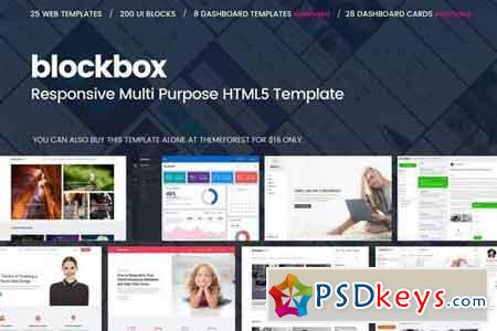 Blockbox Responsive Multipurpose HTML5 Template 20722009