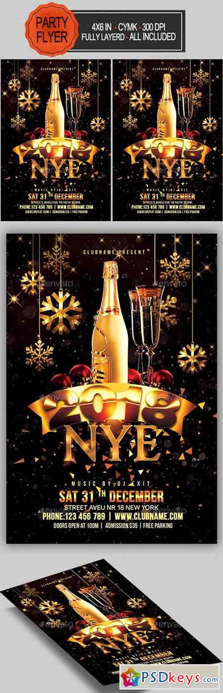 New Year Party Flyer 20831356