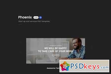 Phoenix - Services PSD Template 19940020