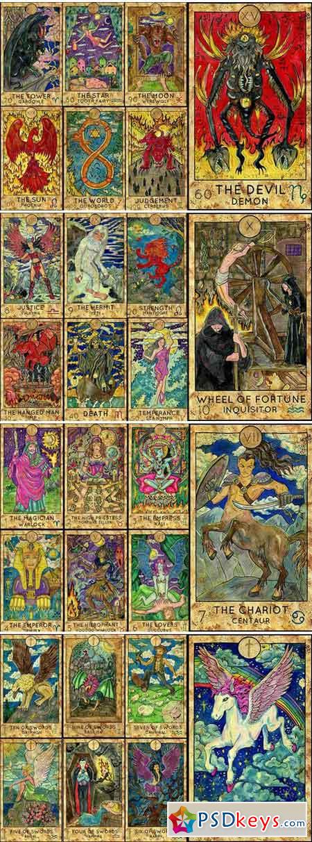 Fantasy World Tarot full deck 1890740