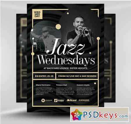Jazz Music Night Flyer Template