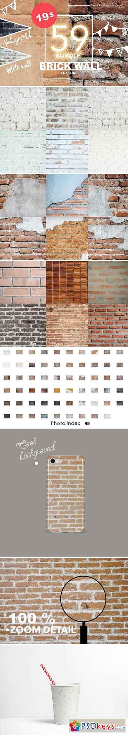 59 Brick wall texture bundle 01 1792680