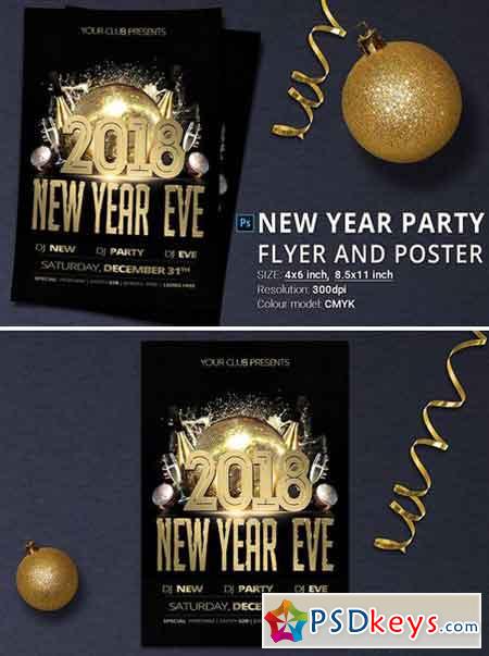 New Year Party Flyer 1819531