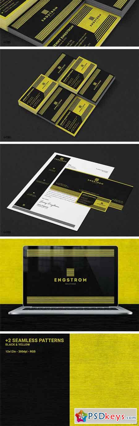 Black and Yellow Corporate Identity 1905677