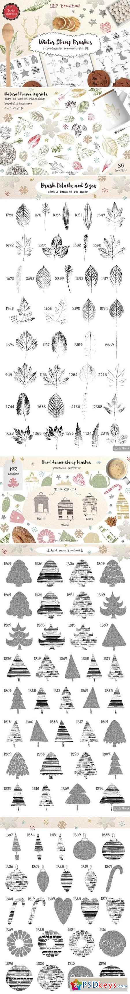 Winter Stamp Brushes for PS 1941111