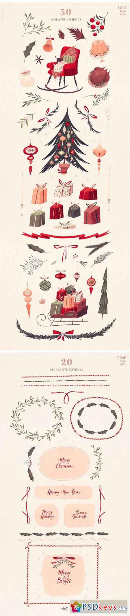 Gentle Christmas Graphic Set 1906448