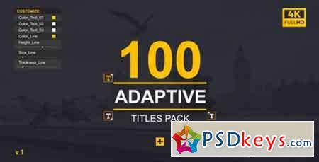 MoType Adaptive Titles Pack 19813440 - After Effects Projects