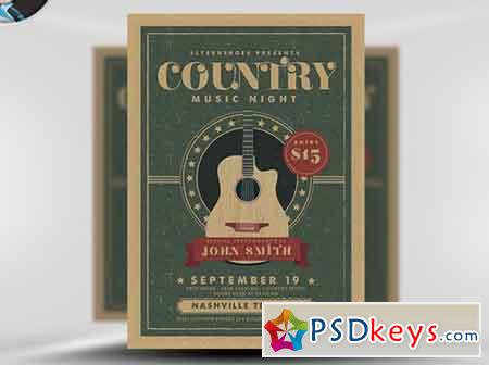 Country Night Flyer Template v3