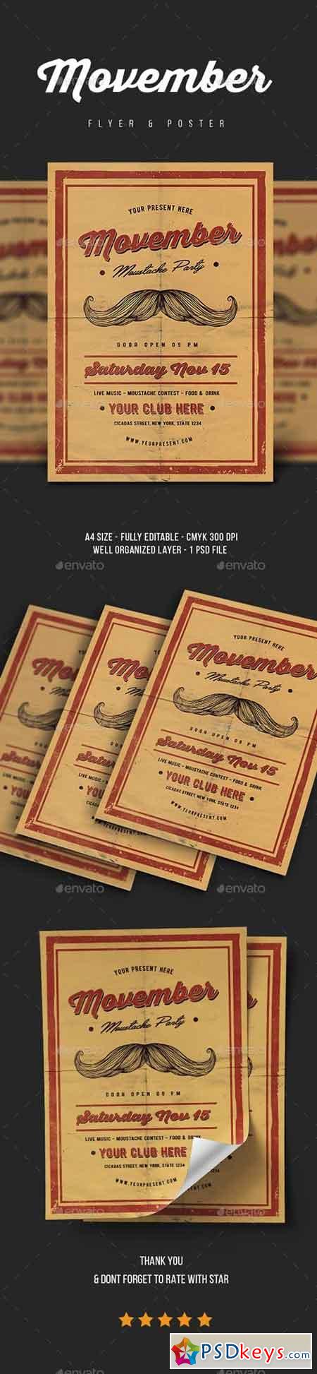 Movember Flyer Vol.2 20882870