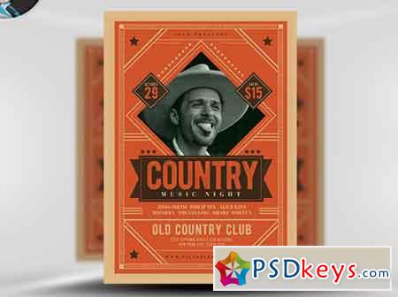 Country Night Flyer Template v2