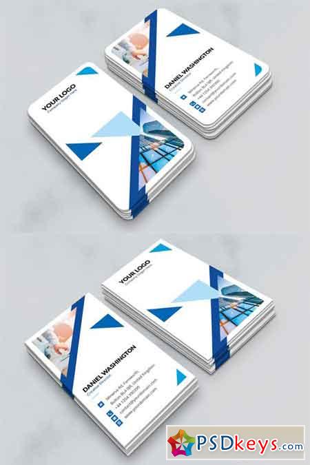 Business Card - Triangle Multipurpose Vertical