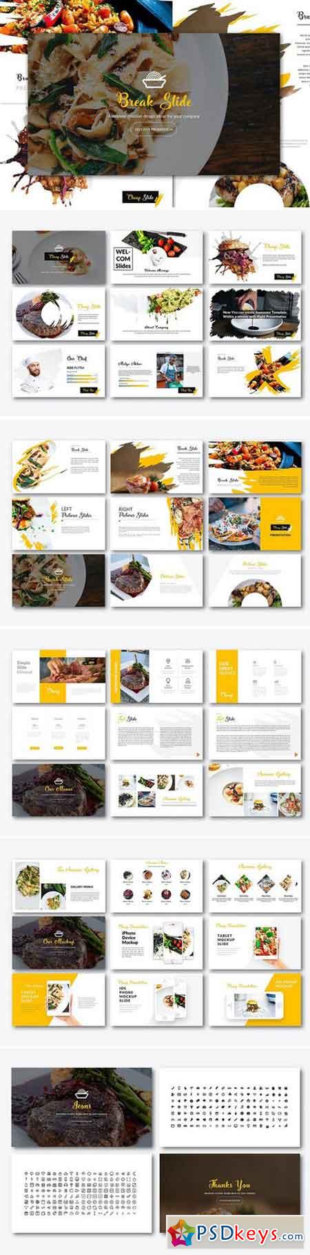 Cheap Delicious KeynoteTemplate 1939884