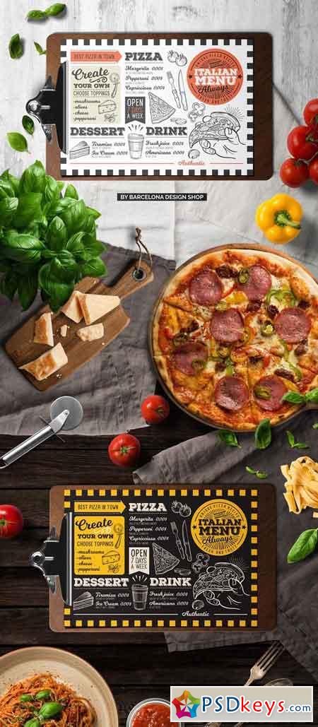 Pizza Food Menu Template 2032101