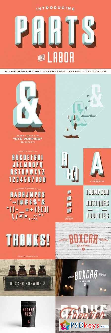 Parts & Labor - Layered Type System 1378111