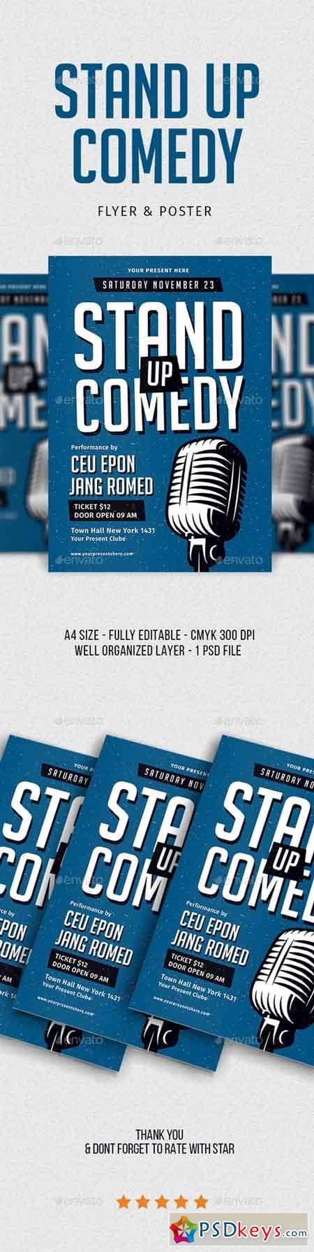 Stand Up Comedy Flyer 20927674