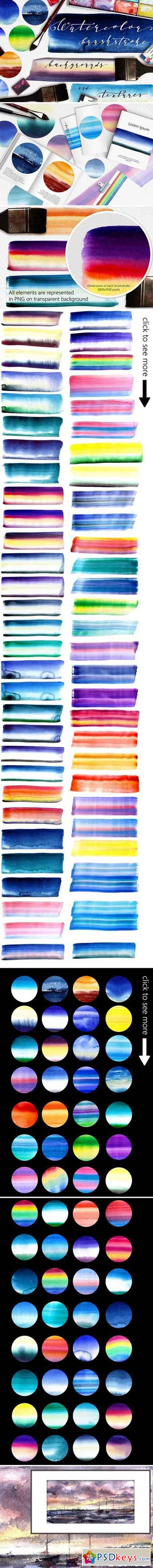 Watercolor Brushstrokes 1955161