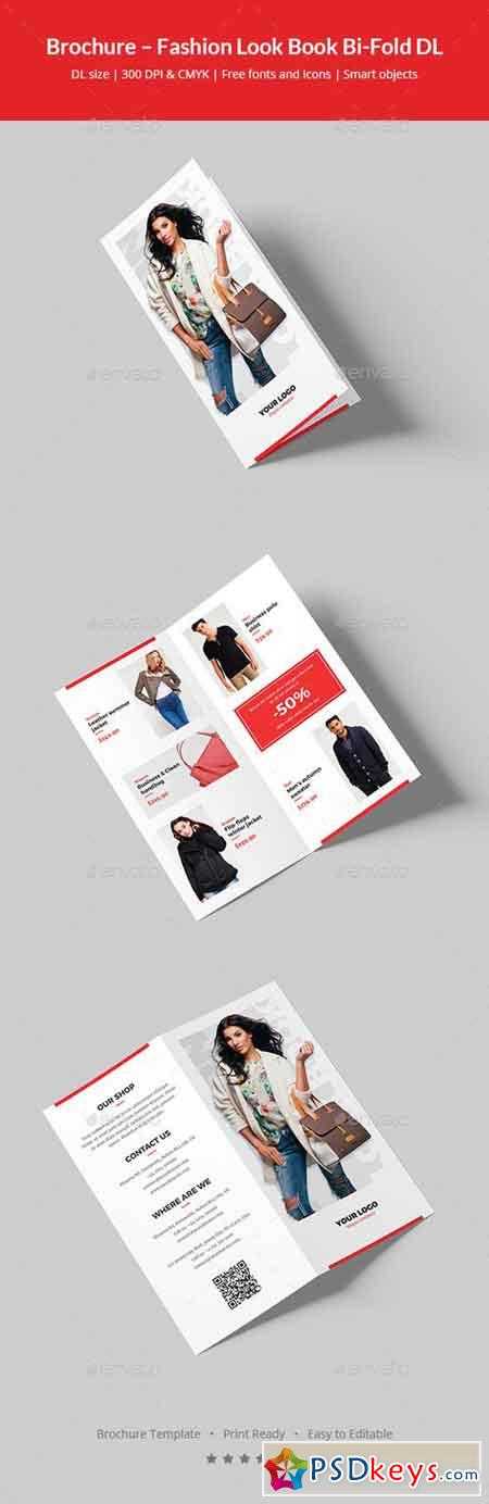 Brochure  Fashion Look Book Bi-Fold DL 20922523