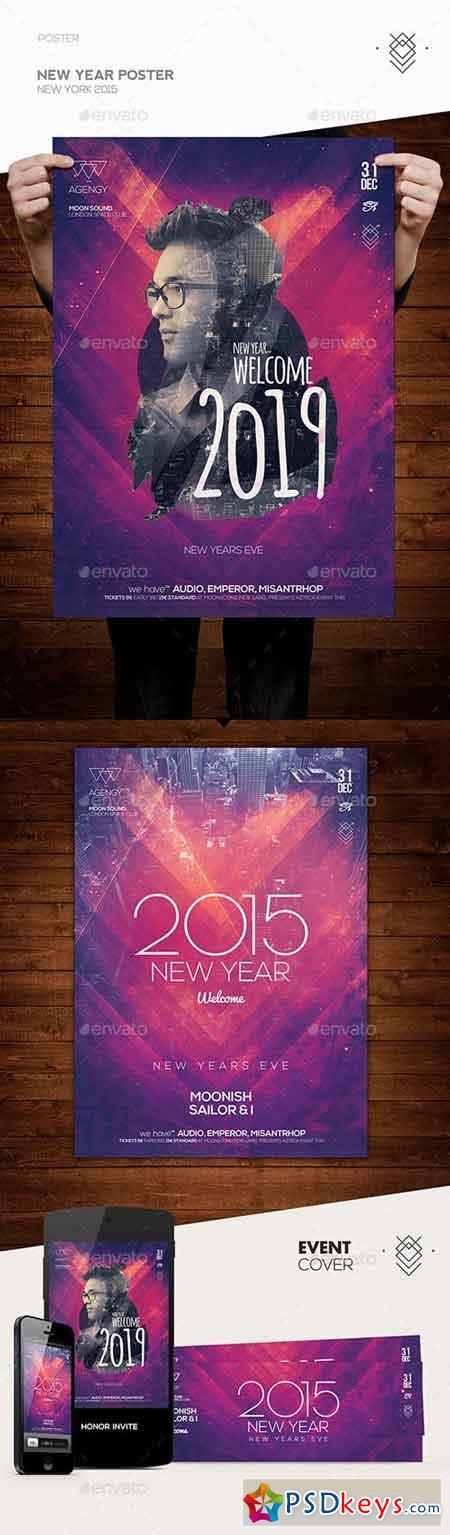 New Year Poster Flyer 9834160