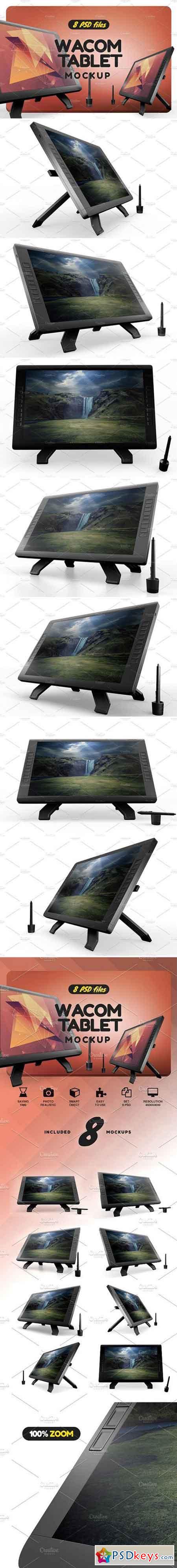 Wacom Graphic Screen Tablet Mock-up 1990655