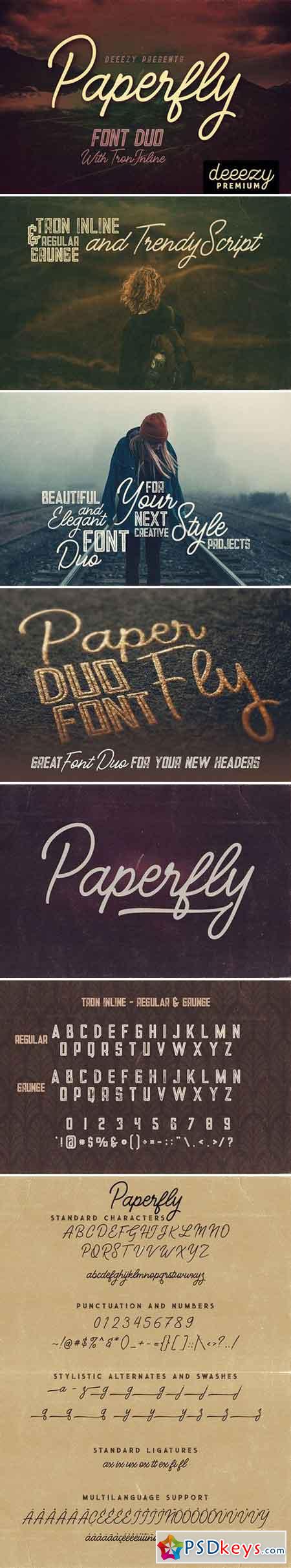 Paperfly Font Duo 1991473