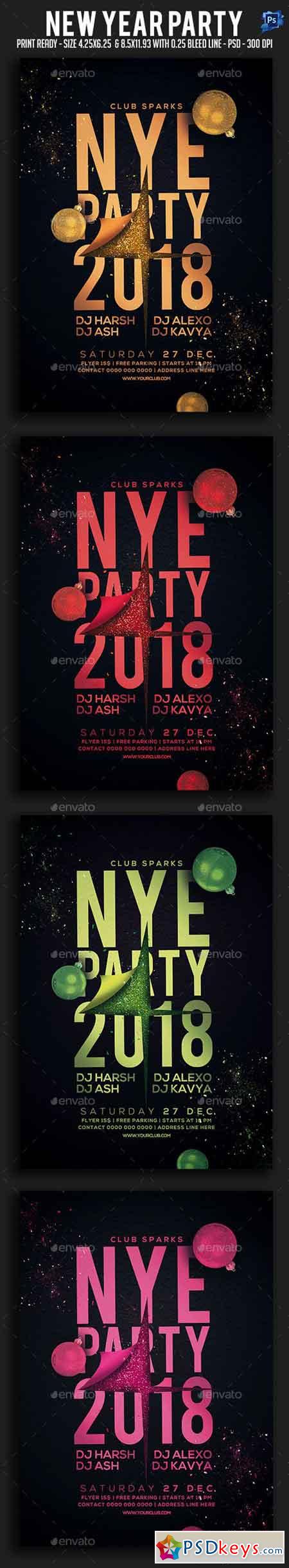 New Year Party Flyer 20952961