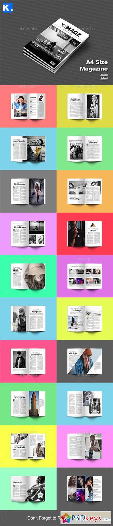 Indesign Magazine Template 4 20944565