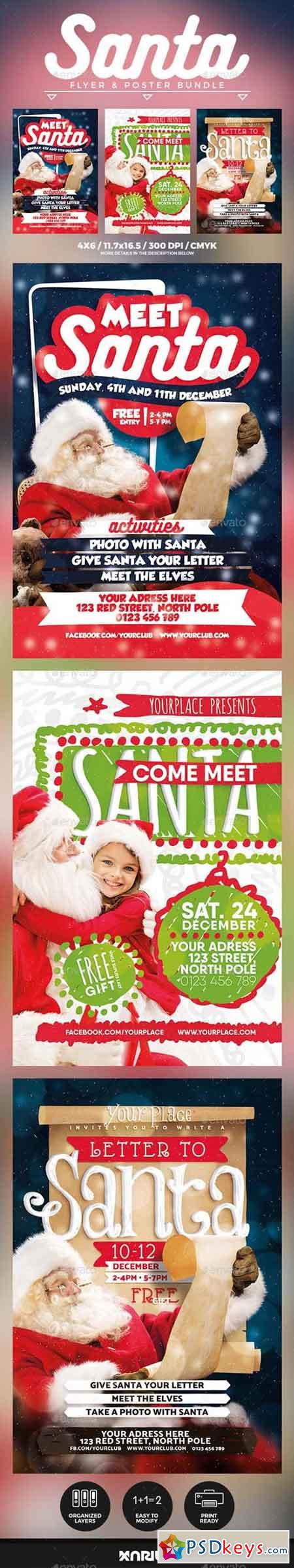 Meet Santa Flyer & Poster Bundle 20954295