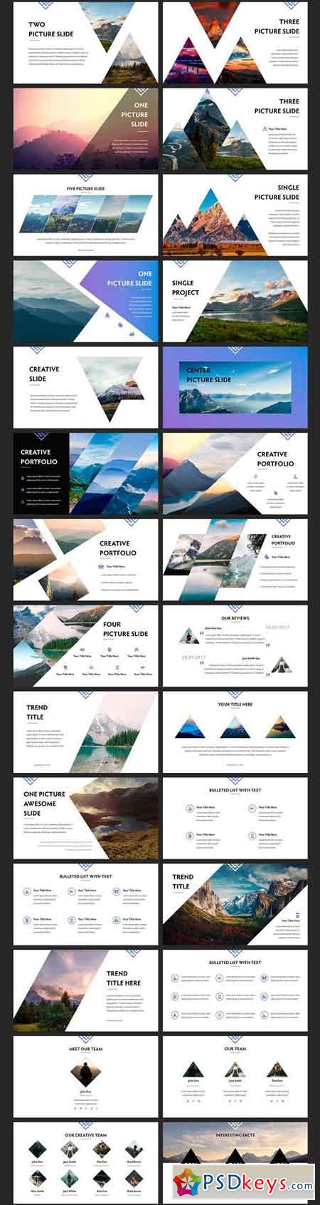 Mountains - Powerpoint Template 1987072