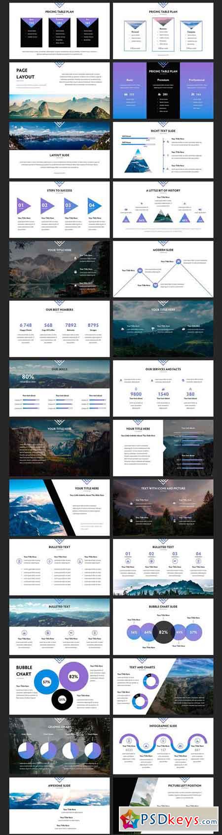 Mountains - Powerpoint Template 1987072