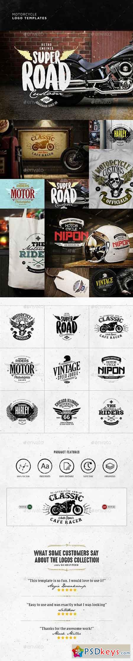 Vintage Motorcycle Logo Design 20153446