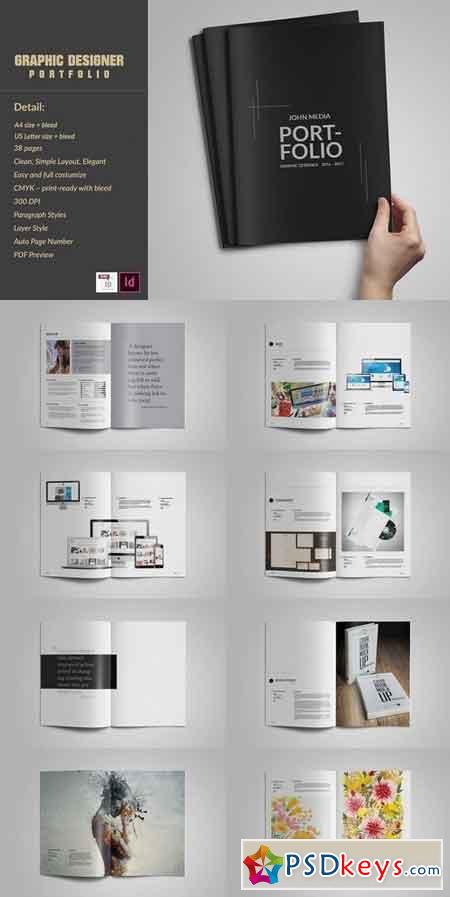 Graphic Designer Portfolio Template 1390476