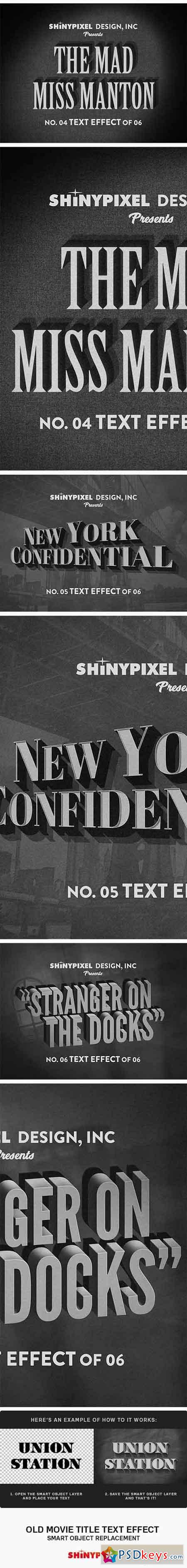 Old Movie Title - Text Effect 20961399