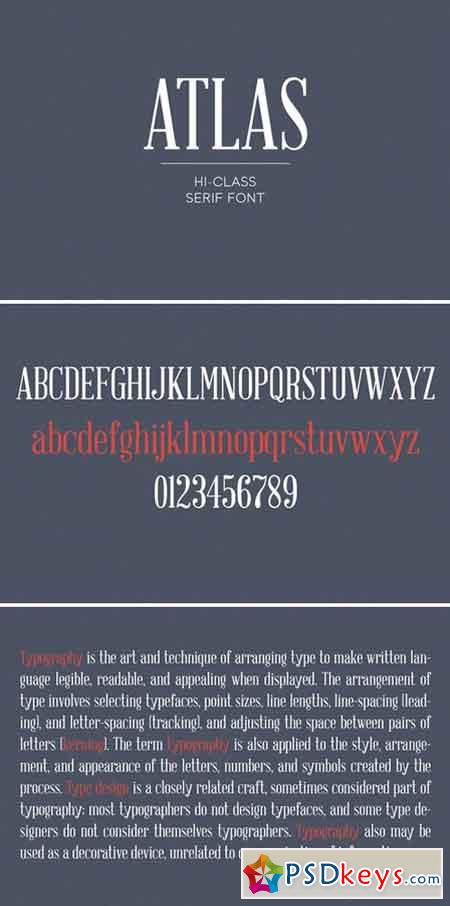 Atlas Serif Font 2005513