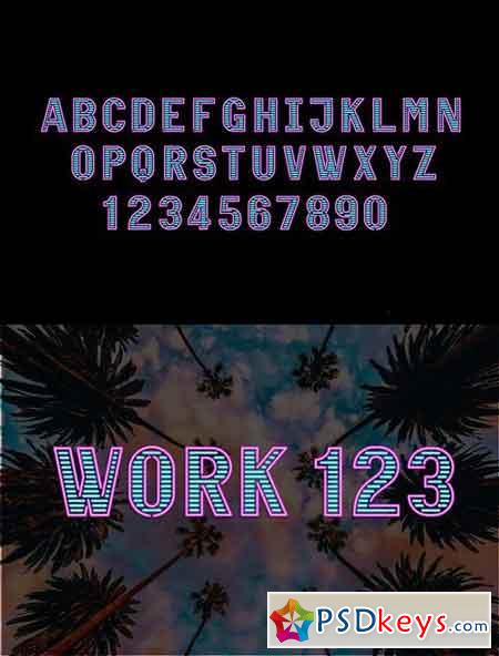 Neon Font 1871122