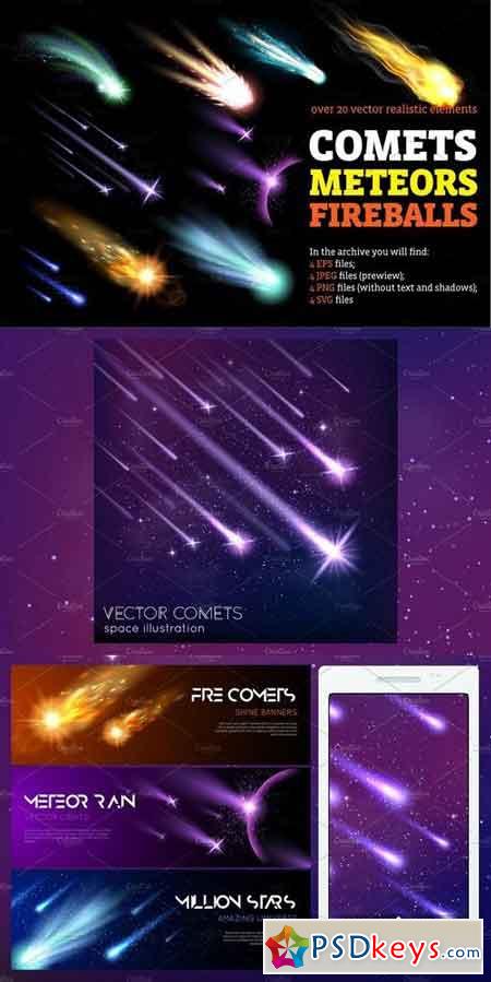 Comets Meteors and Fireballs 1366102