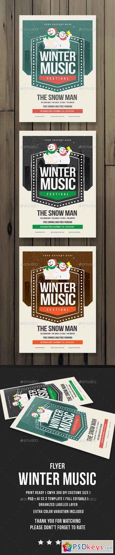 Winter Music Flyer 13878372