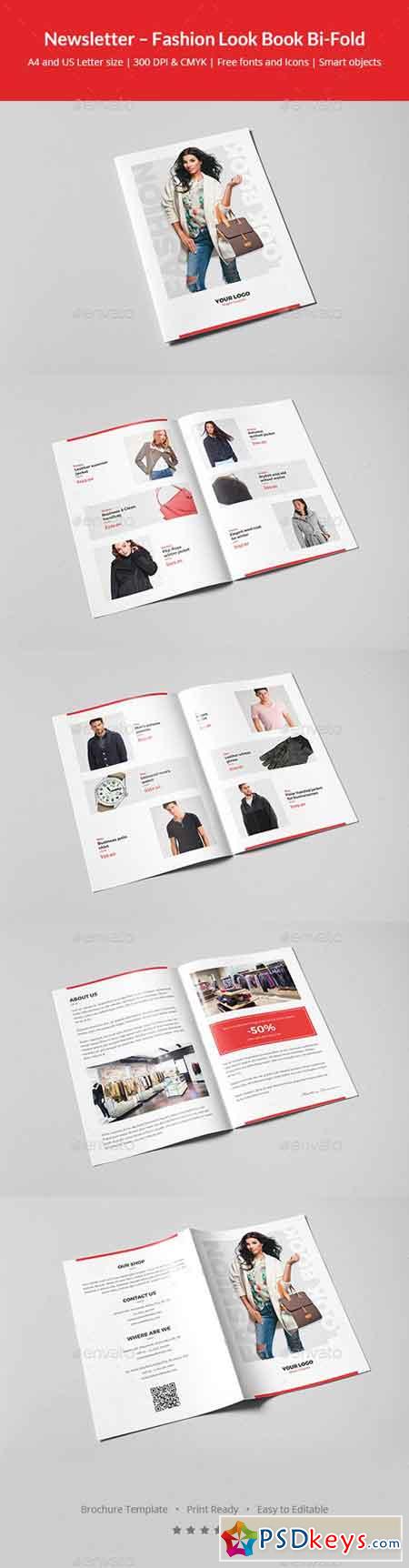Newsletter  Fashion Look Book Bi-Fold 20949805